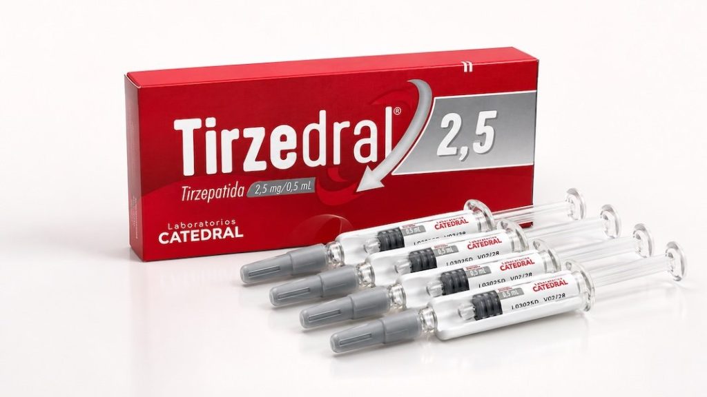 Tirzedral 2,5mg – 4 Seringas